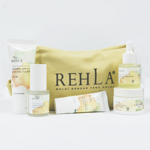 REHLA Essential Skincare Kit – Ihram Friendly Halal-Certified Complete Facial Care Routine for Umrah & Hajj