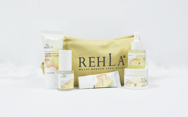 REHLA Essential Skincare Kit – Ihram Friendly Halal-Certified Complete Facial Care Routine for Umrah & Hajj