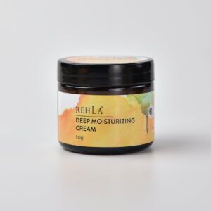 REHLA Deep Moisturizing Cream - Intense Hydration, Skin Barrier Protection, Paraben-Free, Enriched with Melaleuca Cajuputi & Bromelain, 50g