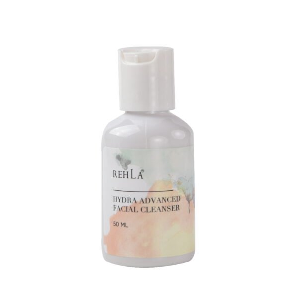 REHLA Hydra Advance Facial Cleanser – Ihram-Friendly, Halal JAKIM, Solat-Safe, Fragrance-Free, Gently Removes Impurities & Sweat Without Drying, 30ml - Image 2